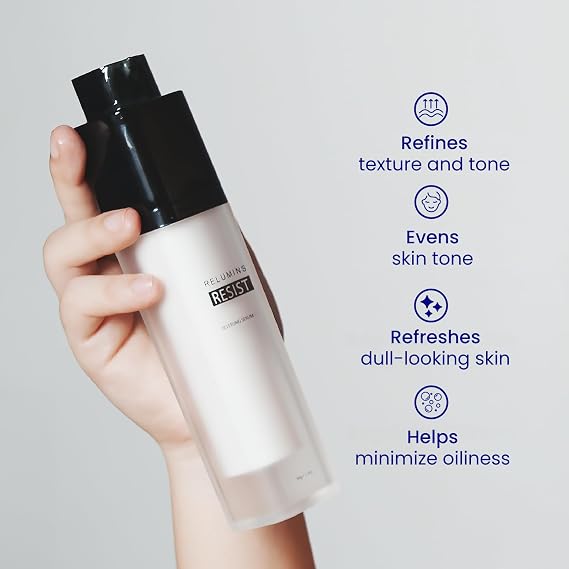 Relumins RESIST Reverse Serum 50g Retinol, Hyaluronic Acid & Peptides | Collagen Booster for Hydration, Elasticity, Plumping, Smoothing & Night Care