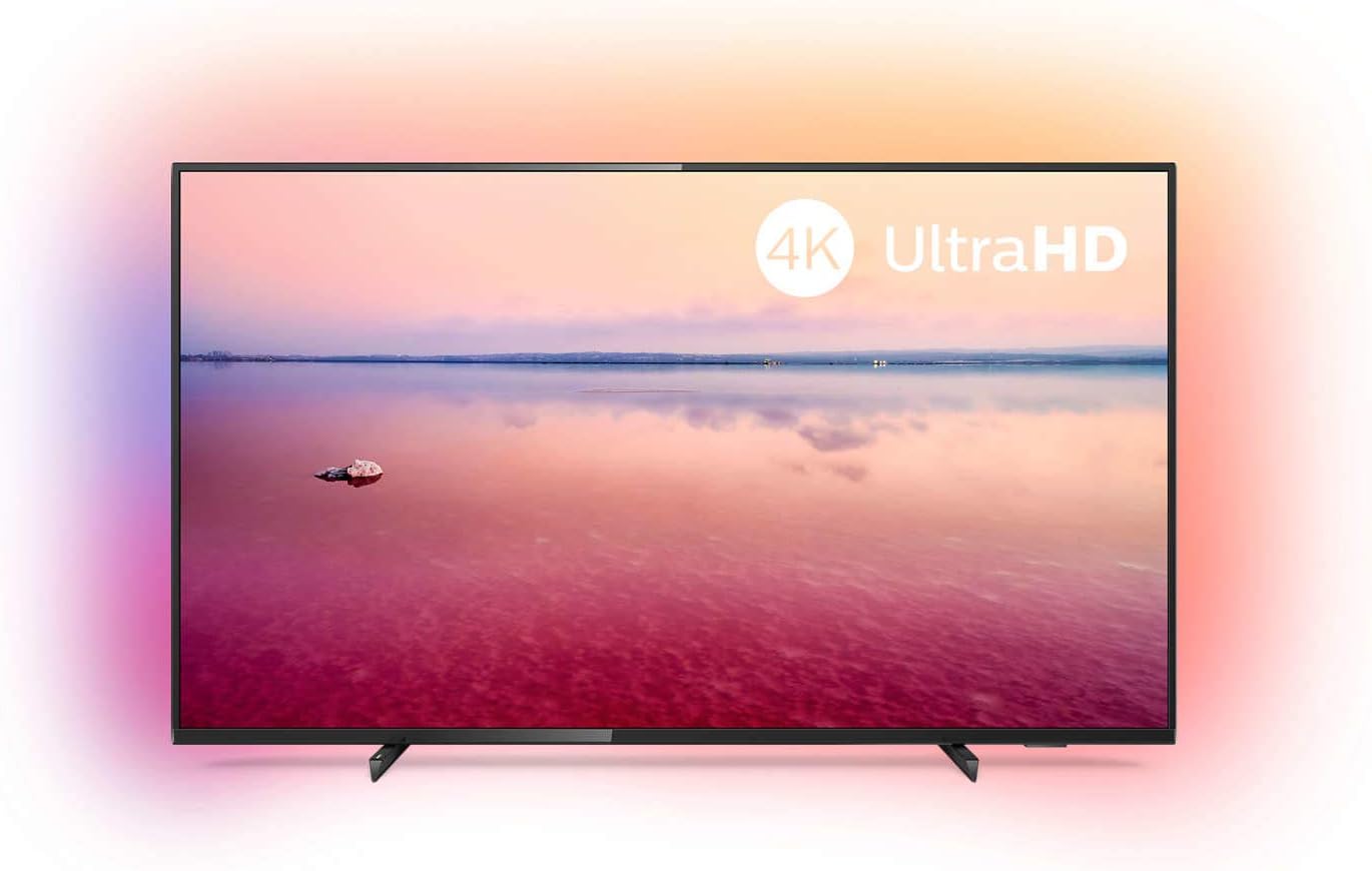 Philips Ambilight 55PUS6704/12 55-Inch LED Smart TV (4K UHD, Dolby Vision, Dolby Atmos, HDR 10+, Pixel Precise Ultra HD, Saphi Smart TV) Black (2019/2020 Model)