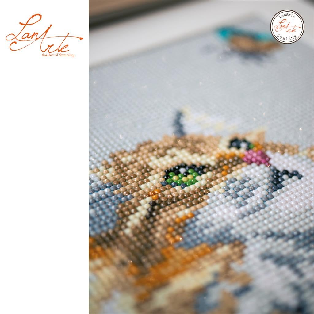 LanArte Diamond Art KIT Forest CAT : Amazon.co.uk: Home & Kitchen