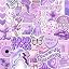 Purple Aesthetic Stickers