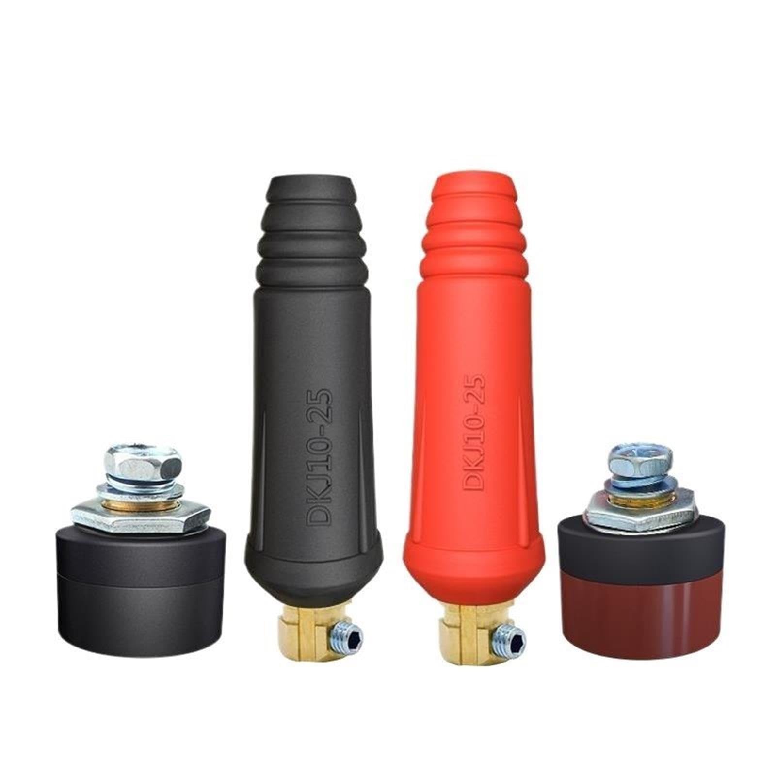 Conector De Cable Soldadura Montaje Rápido, 3 Uds., DKJ10-25/35-50/50-70/70-95(DKJ35-50 (red+black))
