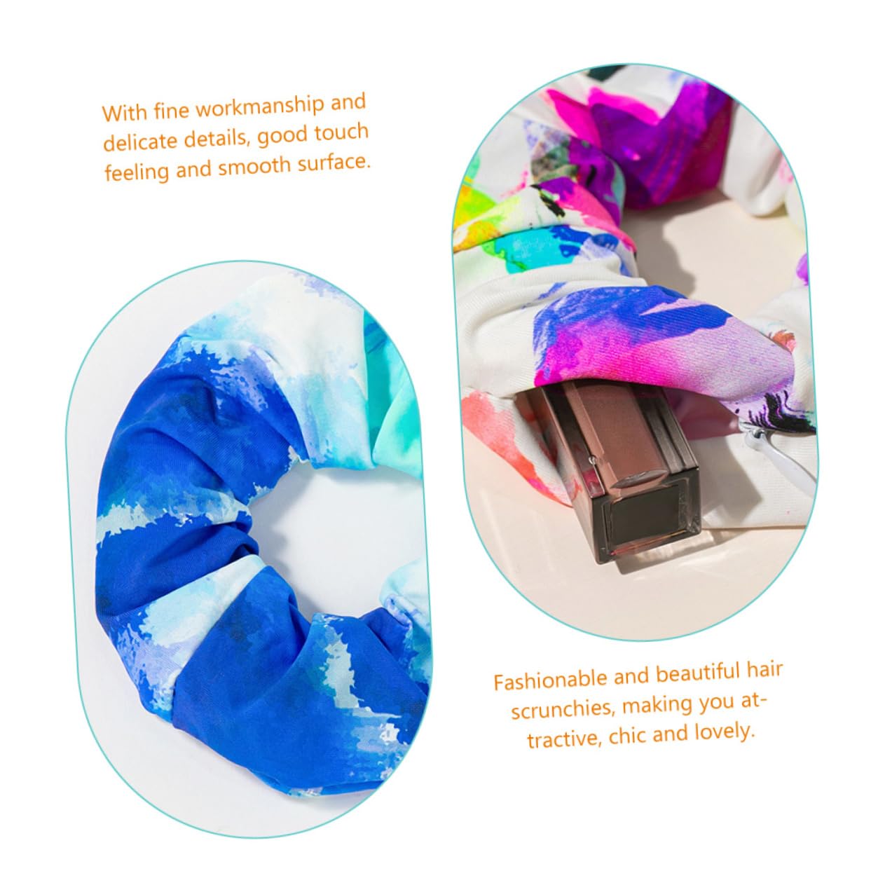 12piezas Scrunchies Con Función De Cremallera Para Coletas Accesorios De Cabello Coloridos y Prácticos Para Mujeres