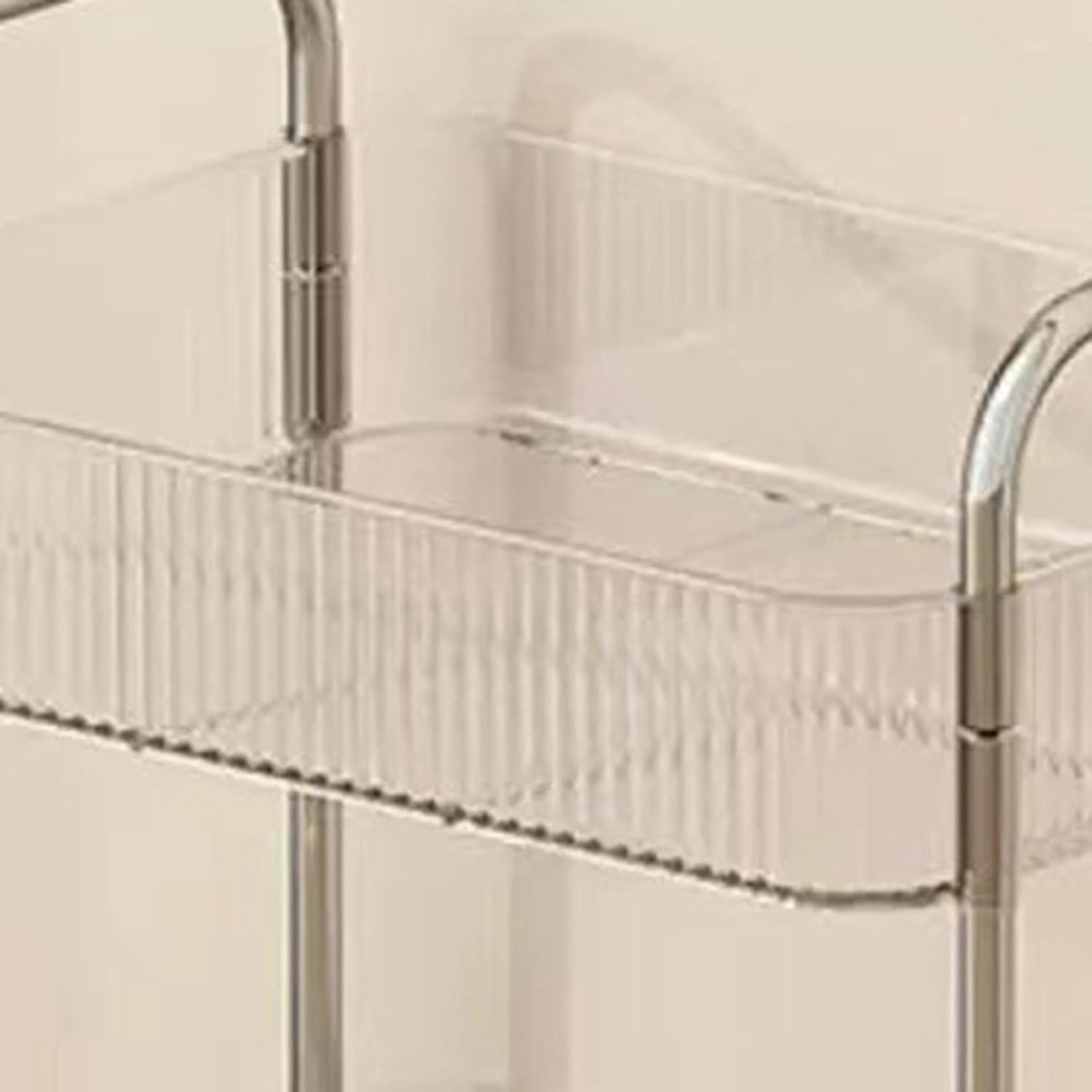 キッチンワゴン ワゴン カラー1 キッチンラック スチールラック キャスター付きワゴン 頑丈 小物 洗面所 キッチン収納 冷蔵庫横