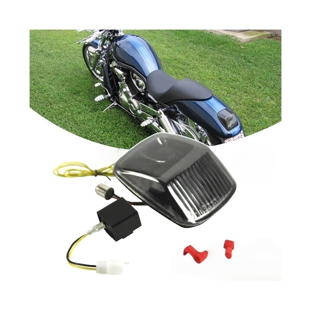 Luce posteriore moto Accessori per moto Fanale posteriore a LED Indicatore di direzione integrato Lampada freno Per V-Rod VROD 2002-2011 Deuce Tutti gli anni