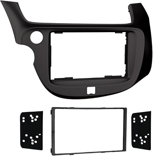 Metra Electronics 95-7877B - Kit de tablero de doble DIN para Honda Fit 2009-13, color negro