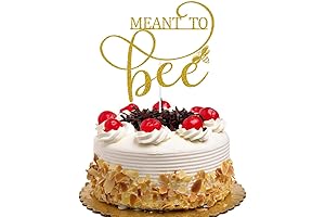 Adorable Bee Birthday Day Cake Topper - Wedding Engagement Bridal Shower Bachelorette...