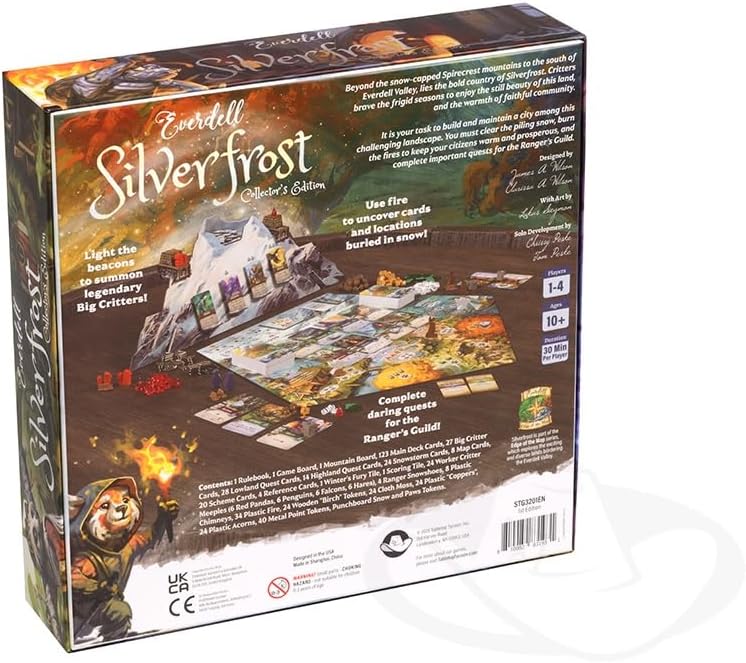 Everdell Silverfrost Collector’s Edition Board Game | Standalone City-Building Strategy Game | Explore The Frozen Peaks of Silverfrost | Premium Resources | Age 10+ | 1-4 Players