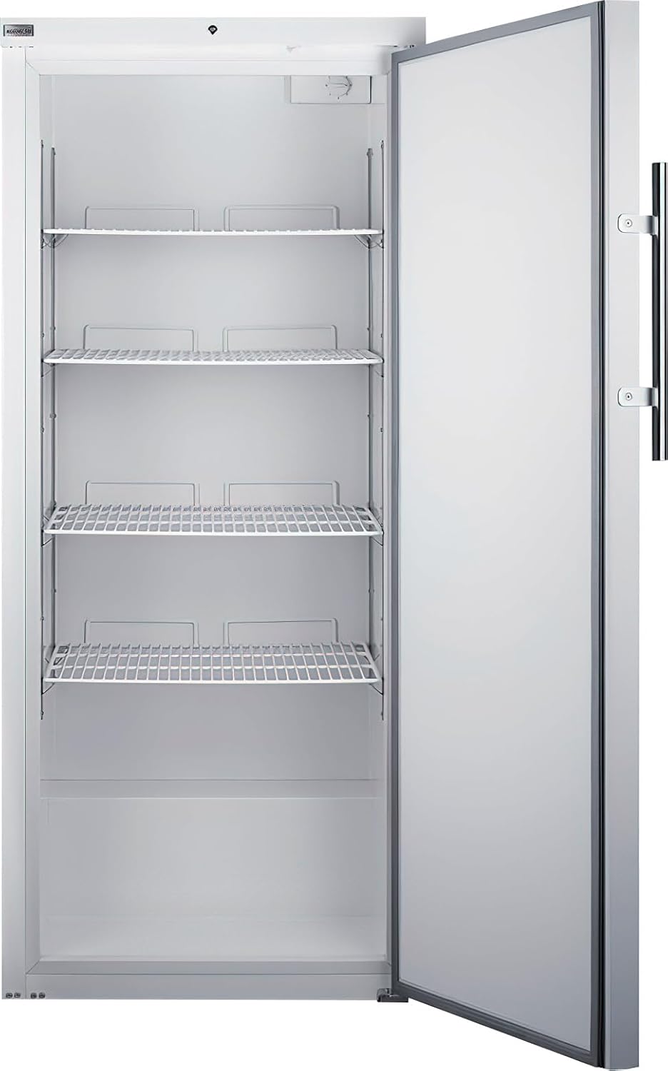 Accucold UFM19W Upright General Purpose Medical Freezer; Designed for the Storage of Samples, and Other Laboratory and Clinical Materials; 18.3 cu.ft Capacity; Manual Defrost; Dial Thermostat