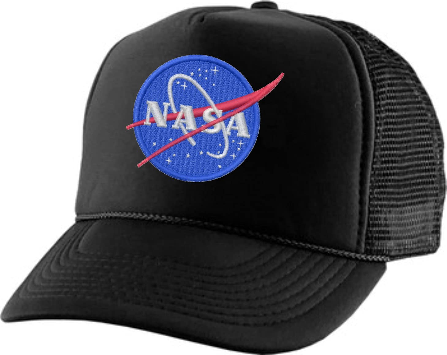 Adult Trucker Hat NASA Embroidered Space USA Spaceship Cap Adjustable Snapback
