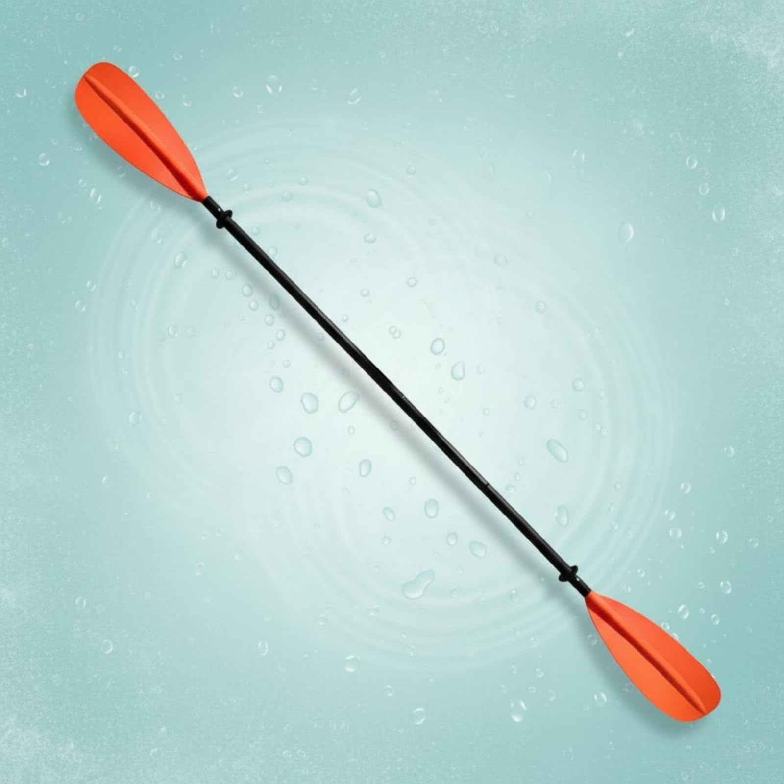2 Piezas Doble Pala Ligero Doble Extremo smontable Acuático para Kayak, Piragüismo