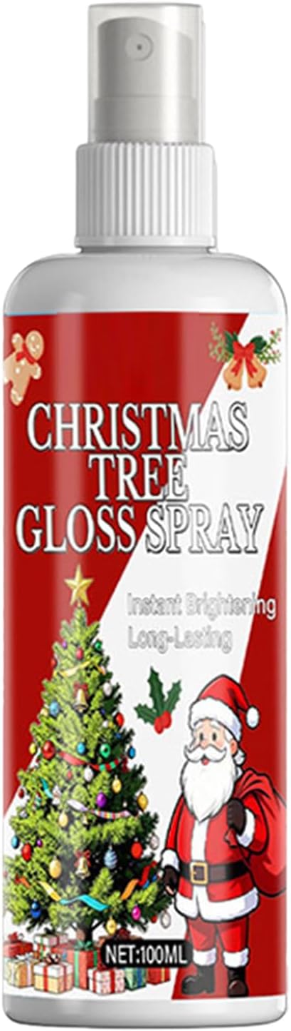 Christmas Decoration Cleaner - 100ML Tree Cleaning Spray, Artificial Plant Liquid with Fast Drying, Ornament Cleaner with Safe Formula, Holiday Decor Care, Wreath Maintenance for Winter Display