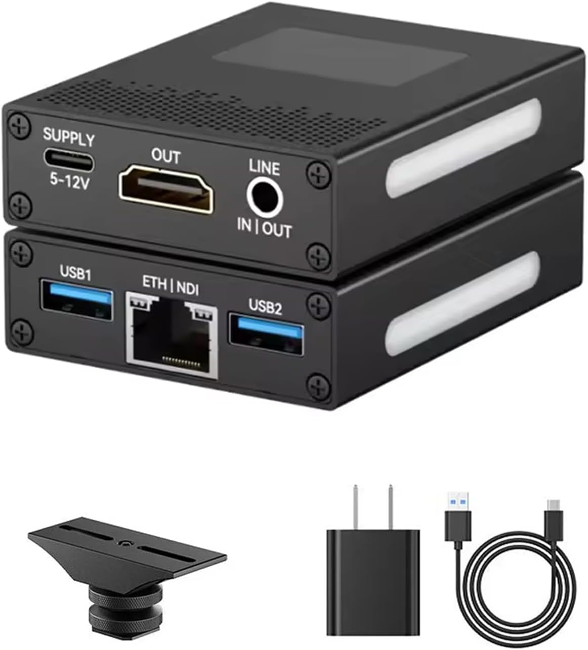 youyeetoo LinkPi UVC2, 4K30 Bidirectional HDMI-UVC Capture & Loop-Out, H.264/H.265 Hardware Encoder, SRT/RTMP/NDI|HX2, Live Streaming for Camera/PC (Package2,UVC2)