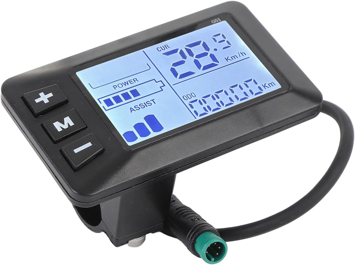 Backlit LCD Speedometer with User Friendly Controls