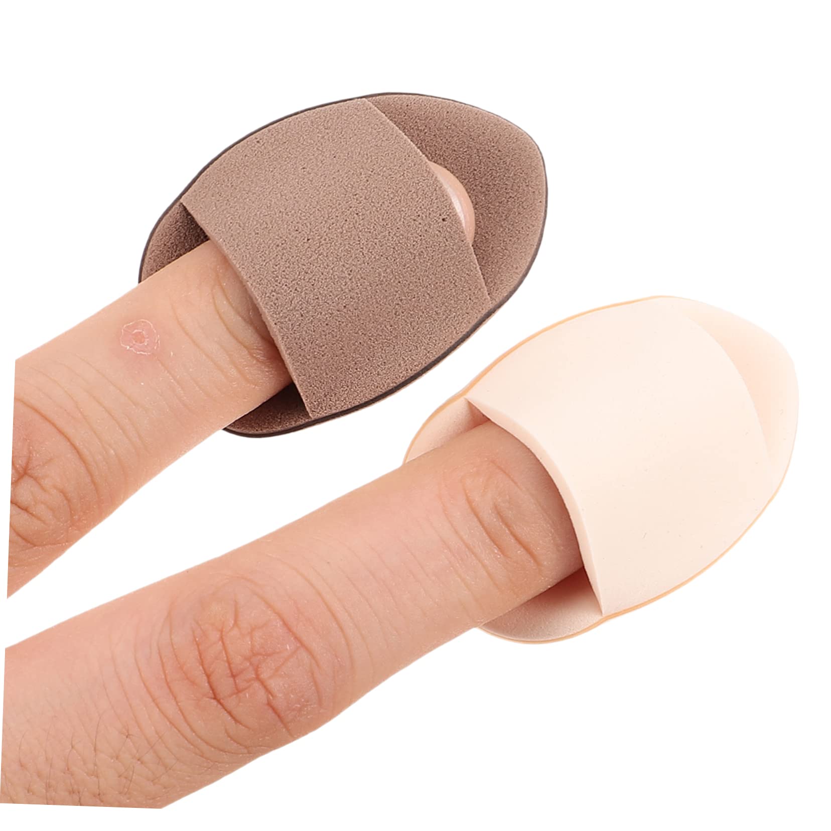 SOESFOUFU 2sets Powder for Face Triangle Powder Puff Makeup Small for Women 4pcs*2