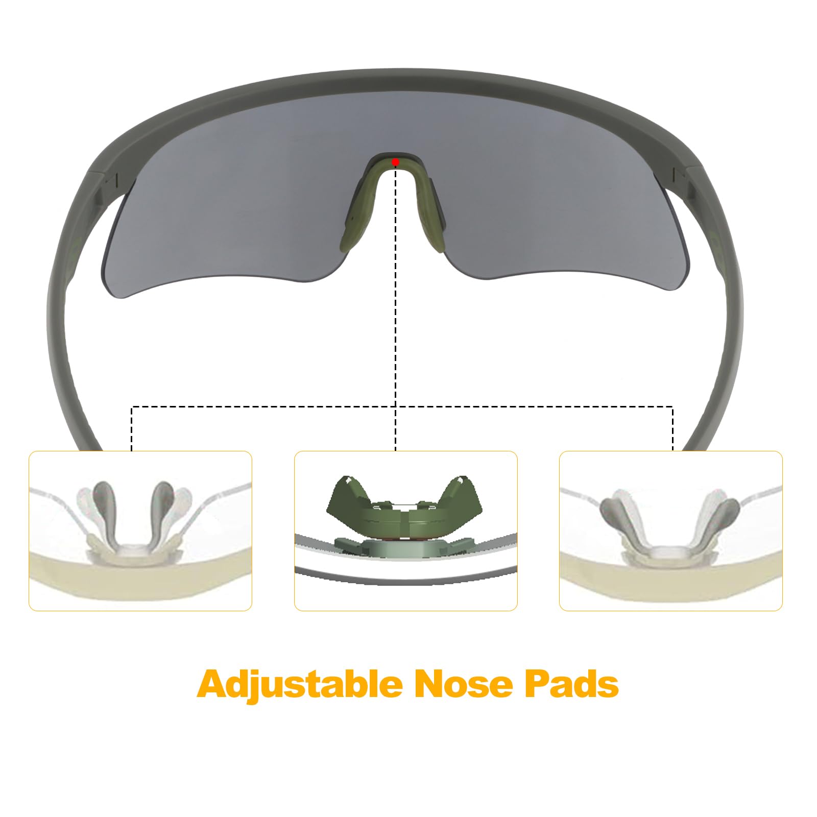 Gafas tácticas de airsoft con 3 lentes intercambiables, UV400 para exteriores, unisex, gafas de seguridad para disparar