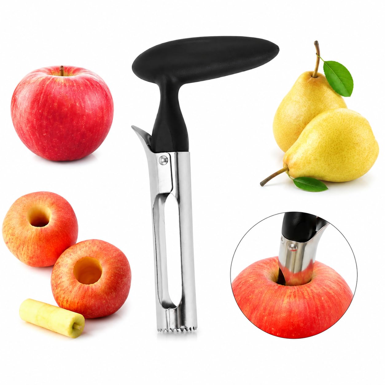 vide-pomme évideur coupe-pomme