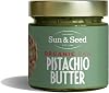 Organic Raw Pistachio Butter by Sun & Seed - 200g - Smooth Nut Butter - Plant Based - High in Protein - 100% Organic Pistachios - Palm Oil Free - Vegan Butter…