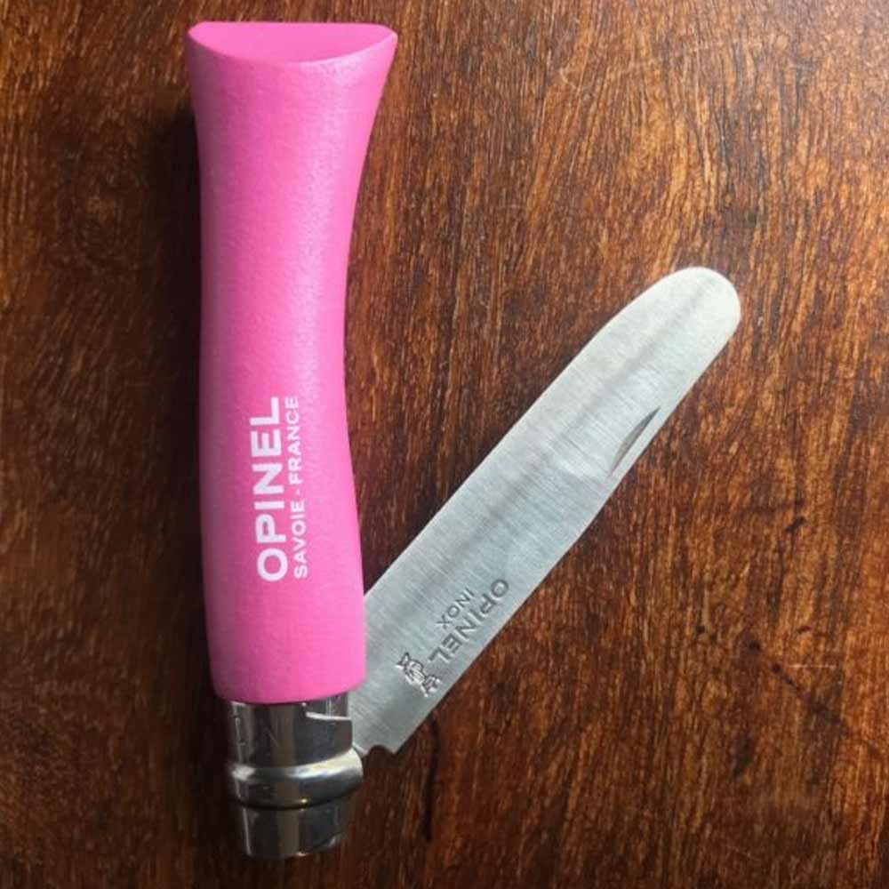 Opinel OP01699 Round End Safety Fuchsia Knife