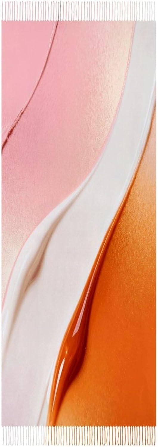 Blush Eggshell Amber Scarfs for Man Women Winter Scarf Long Shawl Wraps Fashion Classic Tassel Scarfs Soft Blanket Scarves