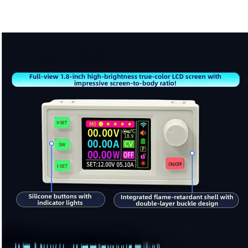 Regolatore di tensione DC 0-70V 25A con display LCD solare (B)