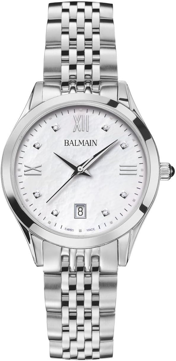 Balmain, Lady, Classic R, Steel, Swiss Made, Quartz, White, Stainless Steel 316L, B43113182U