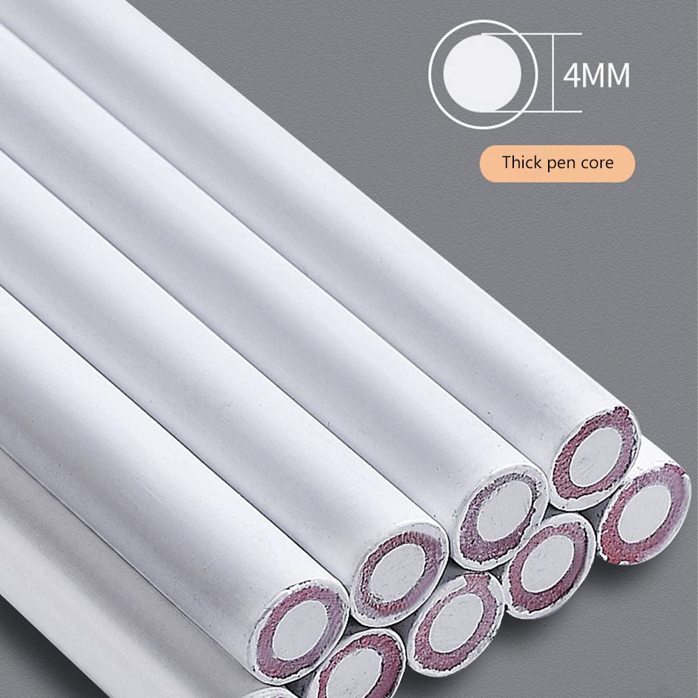 Crayon De Dessin D'Art Blanc, Crayon De Croquis Blanc Crayon De Charbon