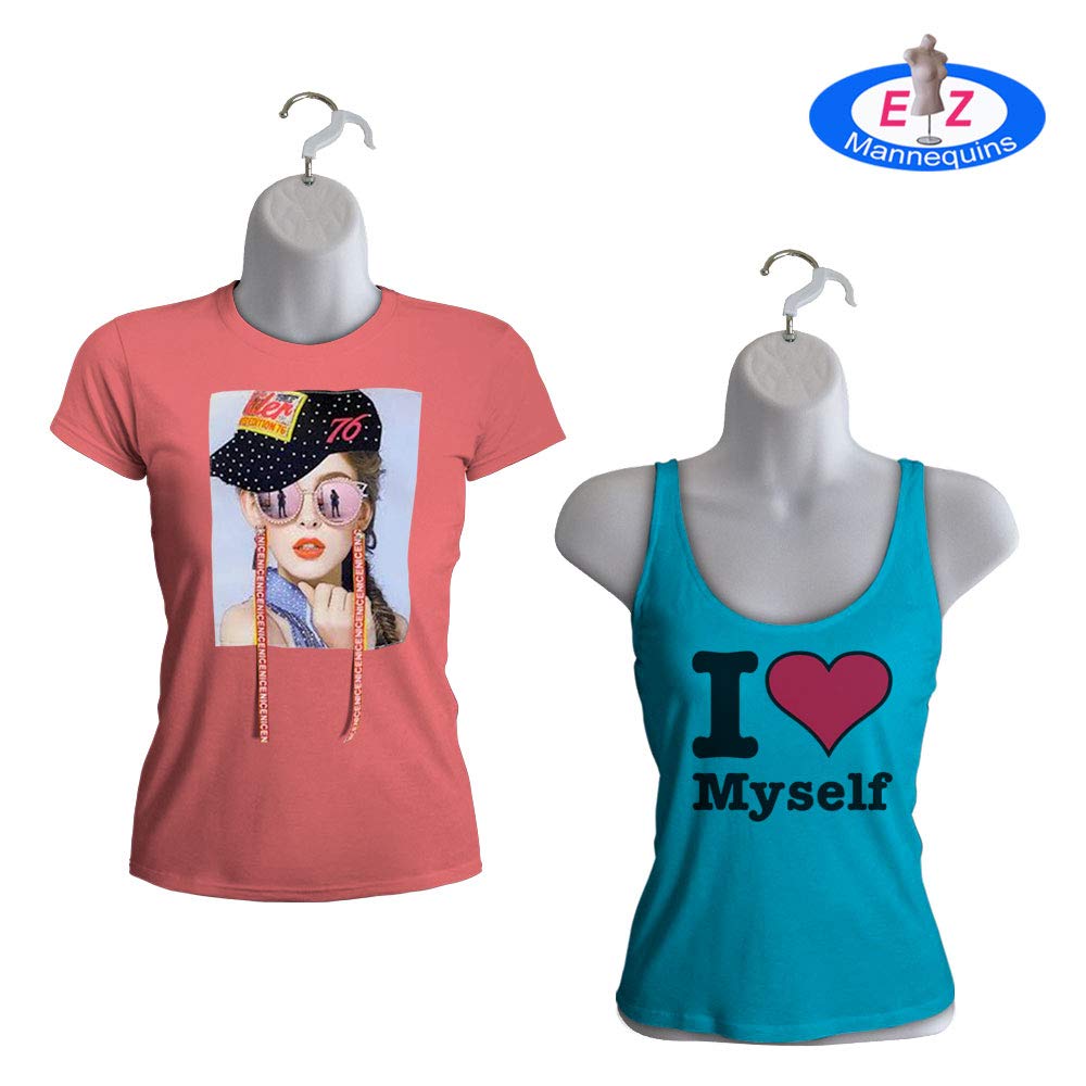 Buy EZMannequins Male and Female Mannequin Torso Set, Dress Form