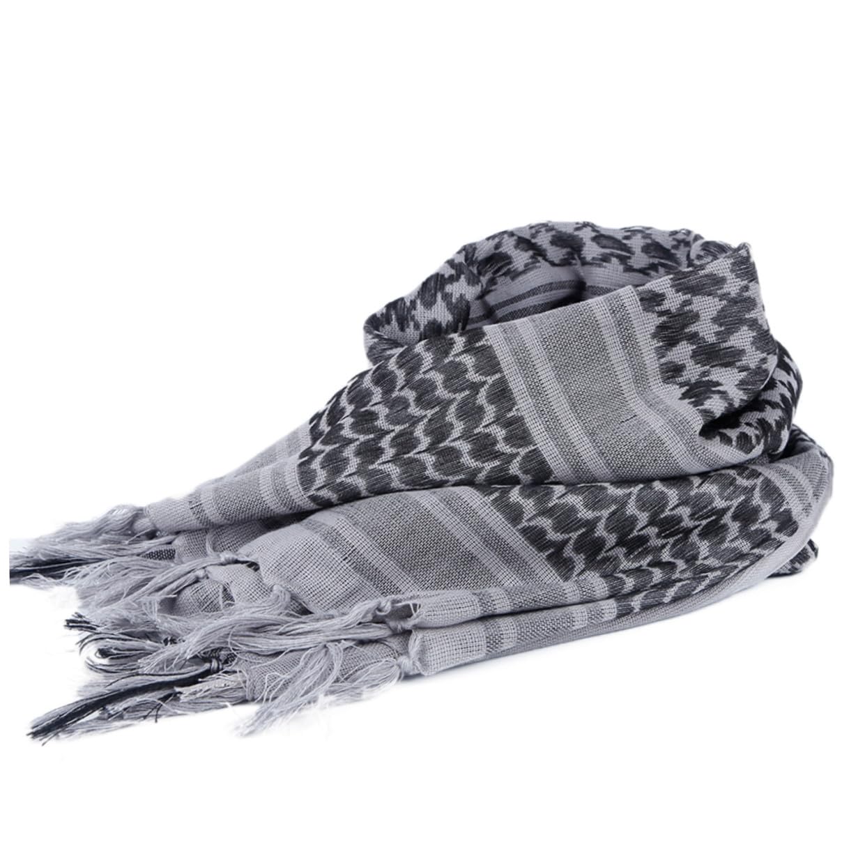 SUPVOX Sciarpa Araba da Uomo in Cotone Quadrata Tattica, Calda e Traspirante per Attività Outdoor Autunnali, Stile Militare e Design Delicato