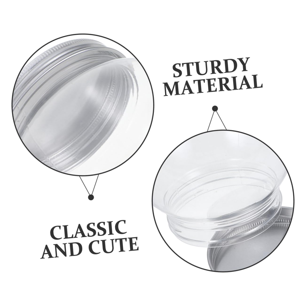 ULTECHNOVO 12 Bolas de Plástico Rellenable de 600 Ml con Tapa de Rosca, Estructura Resistente y Diseño Redondo para Navideña y Manualidades DIY