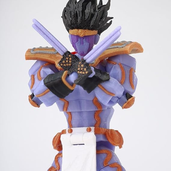 JJBA Figure Super Action Statue Star Platinum Action Figures 3D Printed Multi-Joint Movable with with Interchangeable Parts