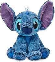 Official Disney Stitch Medium Plush Toy - 15.75" Lilo & Stitch Cuddly Stuffed Animal with Floppy Ears & Embroidered Details