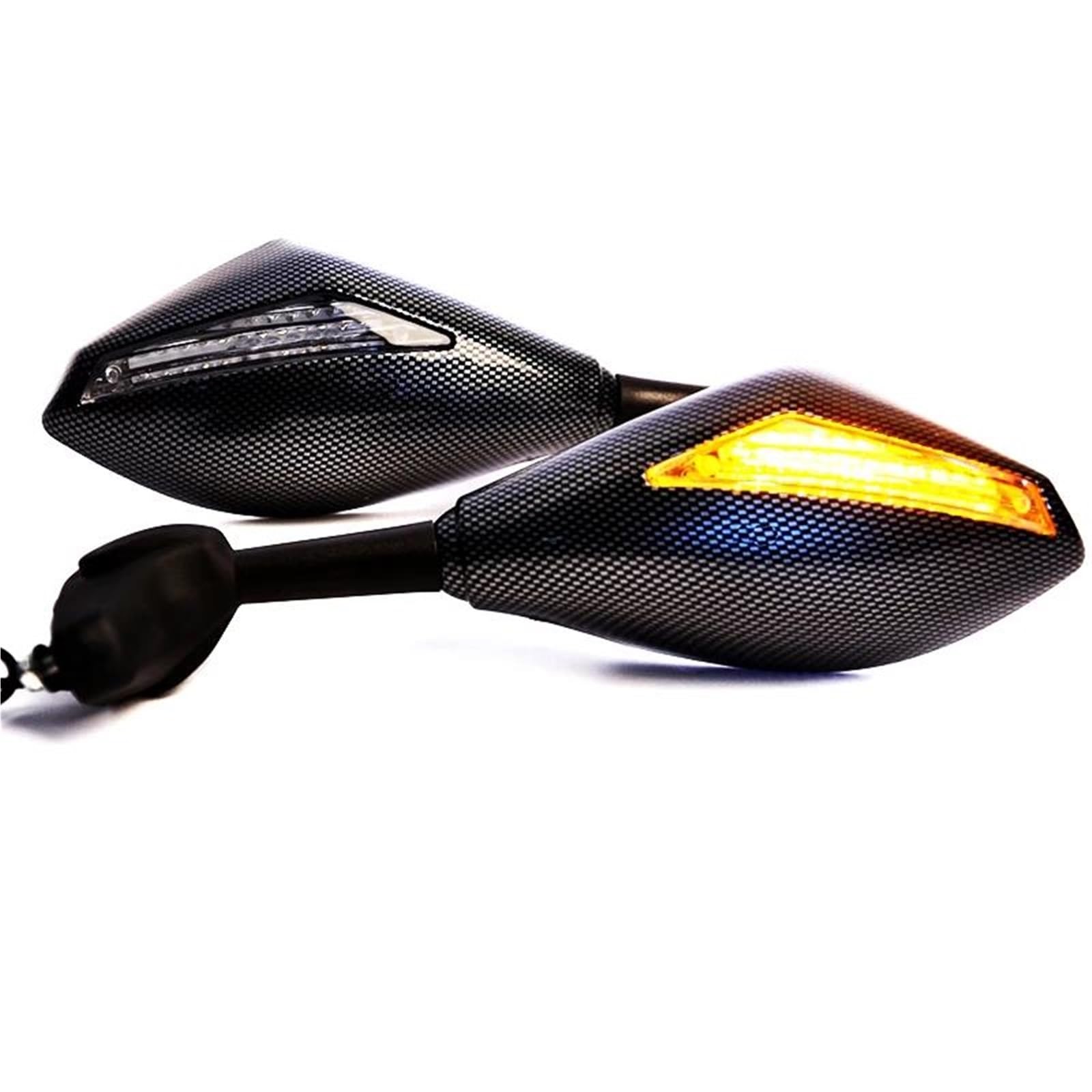 Rétroviseurs moto avec clignotants pour VFR 800 et CBR600