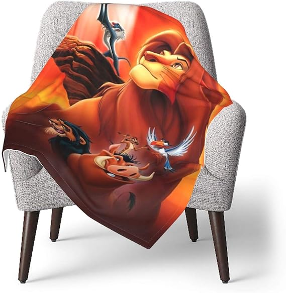 Simba The King Lion Baby Blanket Soft Warm Cozy Security
