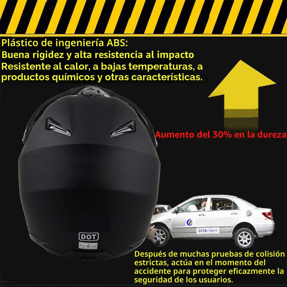 Motos Motocross Cascos y Guantes y Gafas estándar para niños ATV Quad Bicicleta go Casco de Kart