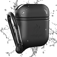Vista 22 de Catalyst Funda impermeable para AirPods 4, protección contra caídas para Apple AirPods de 4ª generación con mosquetón, funda de silicona de carga