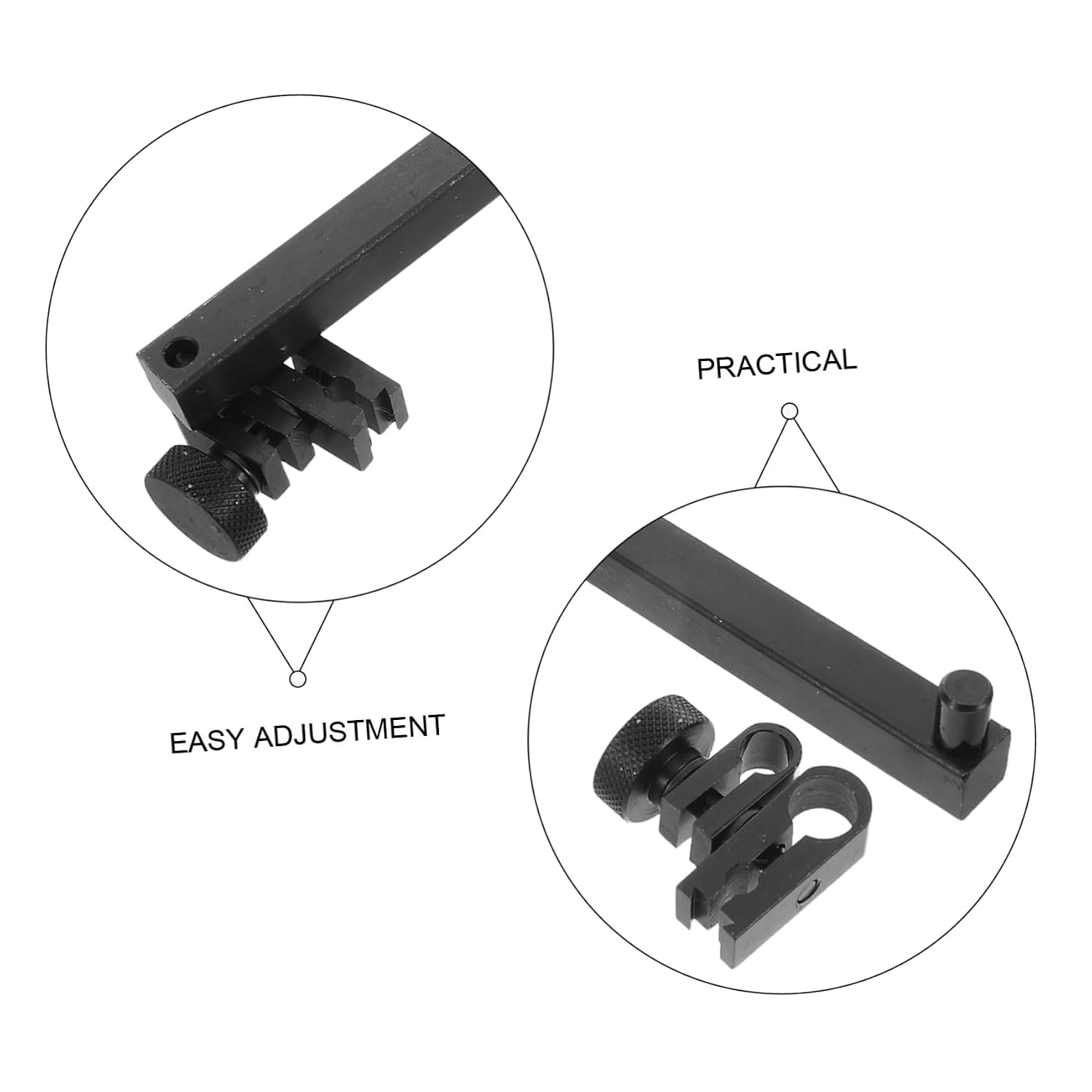 VALICLUD High Strength Carbon Steel Dial Indicator Rods Height Gauge Bar Digital Indicator Supplies Versatile Tool Compatibility