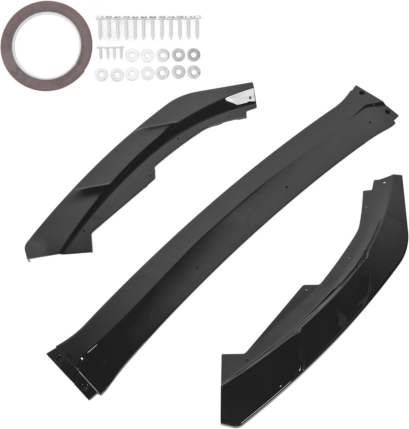 フロントバンパーリップスポイラー耐久性向上スポーティな外観バンパーリップボディキットフォーカス MK4 ST ライン 2019 ～