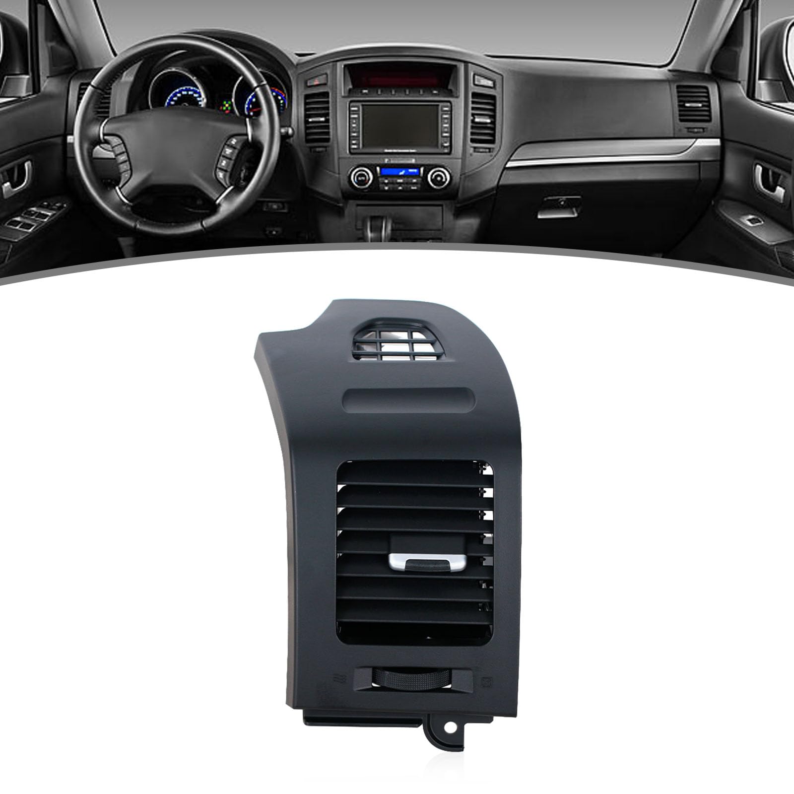 For Mitsubishi Pajero Montero V87 V93 V95 V97 V98 2007-2022 A/C Air Vent Outlet A/C Air Conditioner Panel Board Left