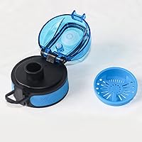 Vista 7 de Hyturtle Botella de agua motivacional personalizada para amantes de los erizos de 32 onzas, 1 litro, fácil de distraer con erizos, botella de agua