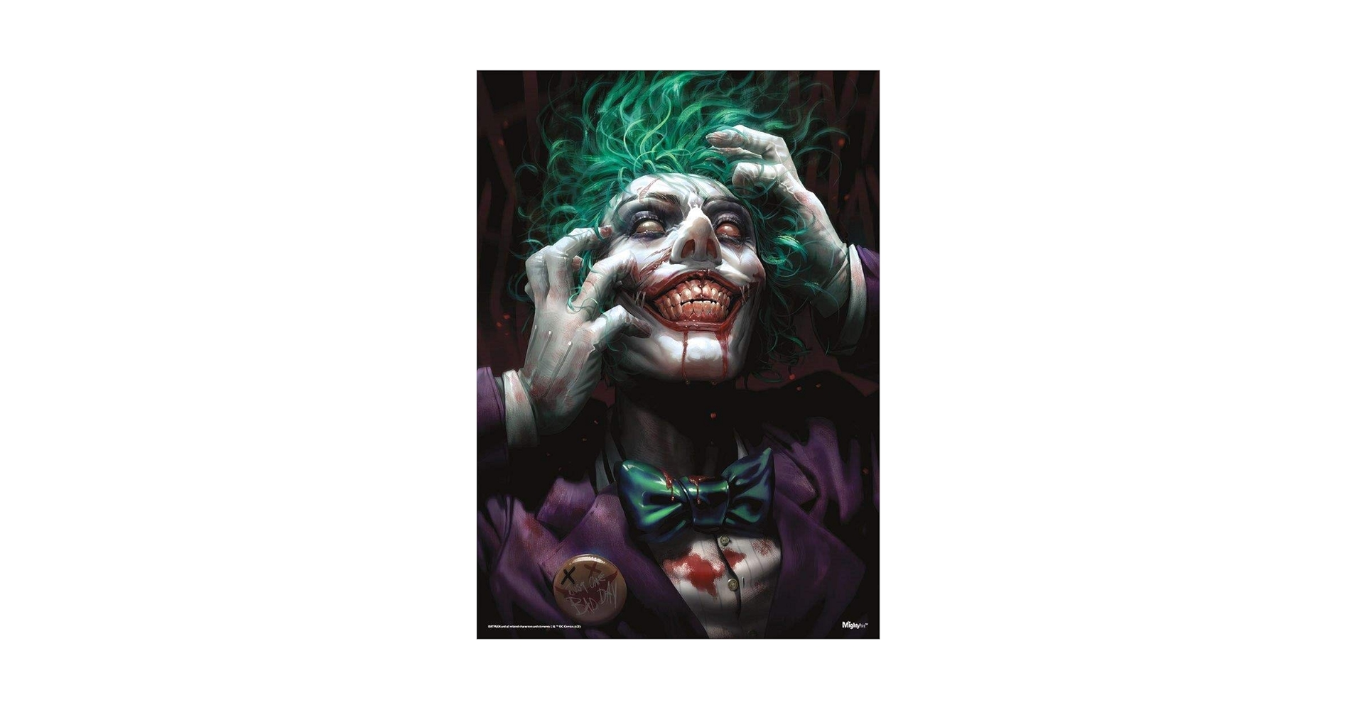 Amazon.com: MIGHTYPRINT DC Comics – Joker – DCeased Zombie Attack