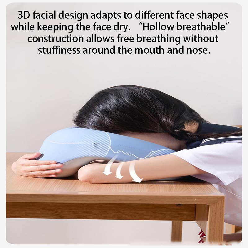 Oreiller en mousse à mémoire ergonomique à zone concave contre les douleurs de cou