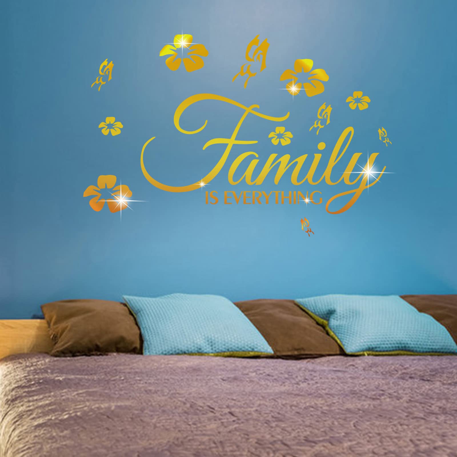 ZTGDA Poster Motivazionale 'It Is Already Yours The Universe' - Tela 30,5x40,6 Cm Con Cornice In Legno, Decorazione Parete Per Camera E Soggiorno - 2