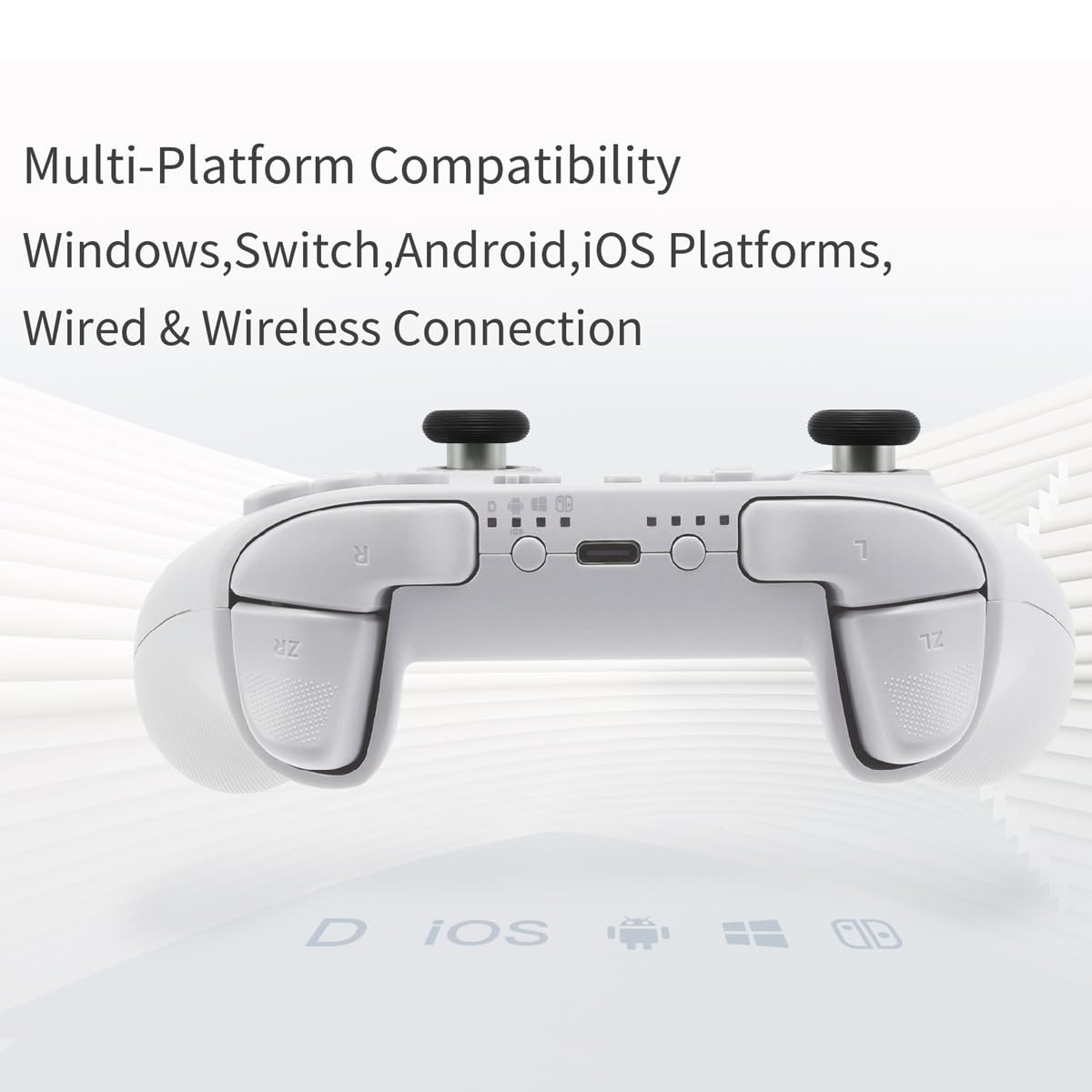 GuliKit KK3 Mando InaláMbrico Para Pc/Windows/Switch/Steam Deck, Gatillos AnalóGicos De Efecto Hall Y Joysticks MagnéTicos TMR, Mandos Profesionales ErgonóMicos, BateríA Recargable De 23 Horas