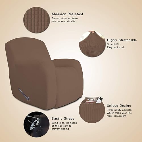 Miniatura 3 de Funda elástica para sofá reclinable de gran tamaño