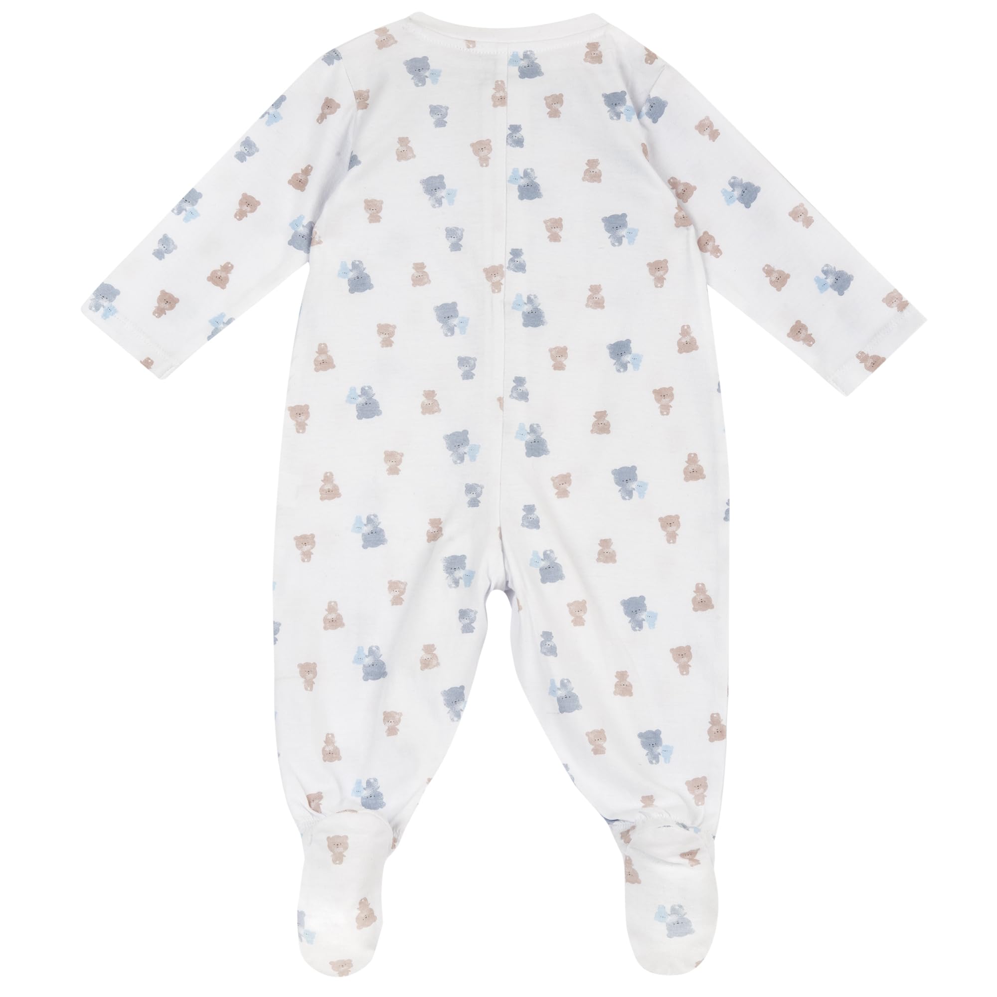Prénatal, Set 2 Tutine Neonato 100% Cotone, con Comoda Apertura con Bottoncini, Ideali per la Primavera