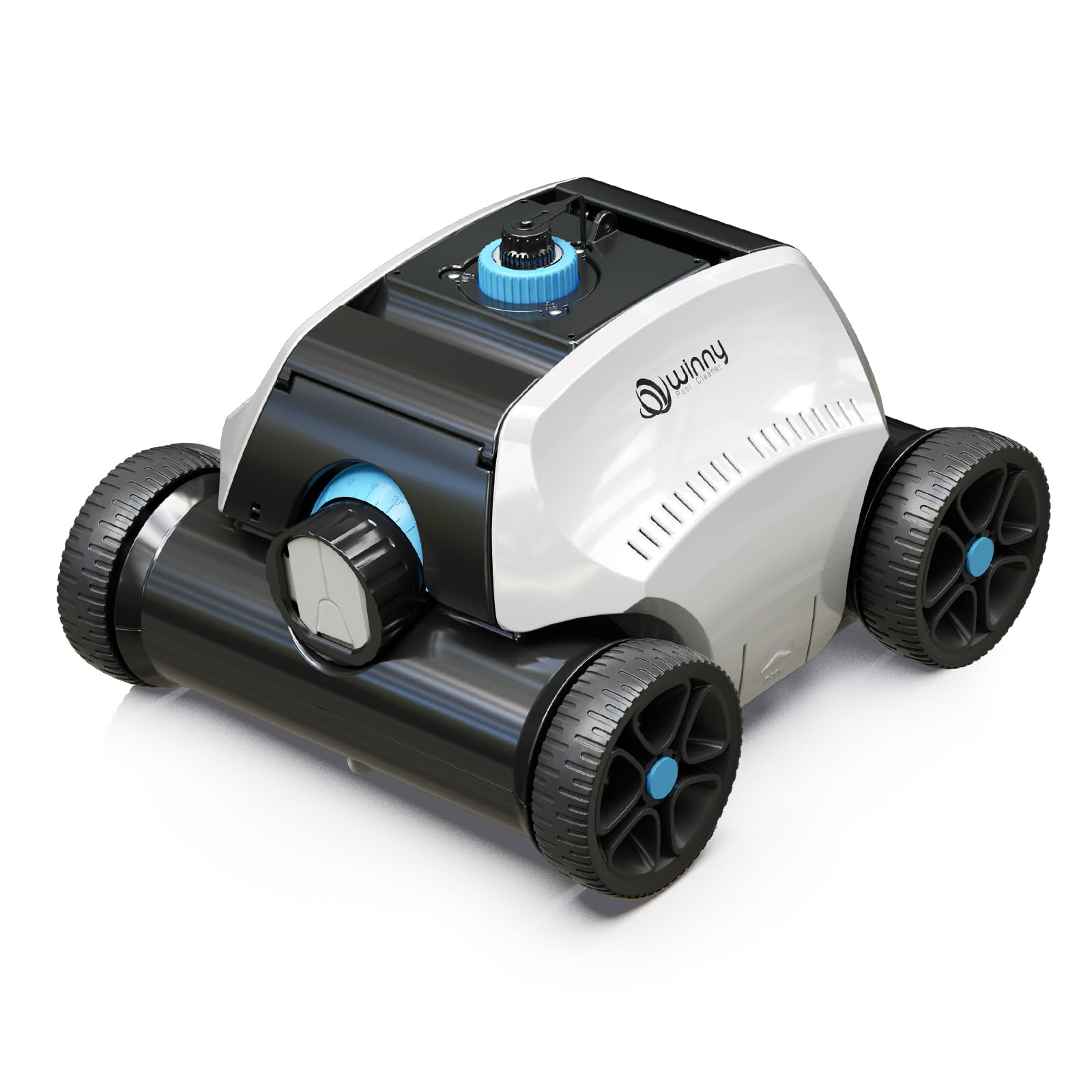 (2025 Upgrade) Cordless Robotic Pool Vacuum for Above Ground Pools, 130-Mins Runtime Pool Cleaner with Self-Parking & 1300 Sq. Ft Coverage, Powerful Suction & 6600mAh (ice Blue)