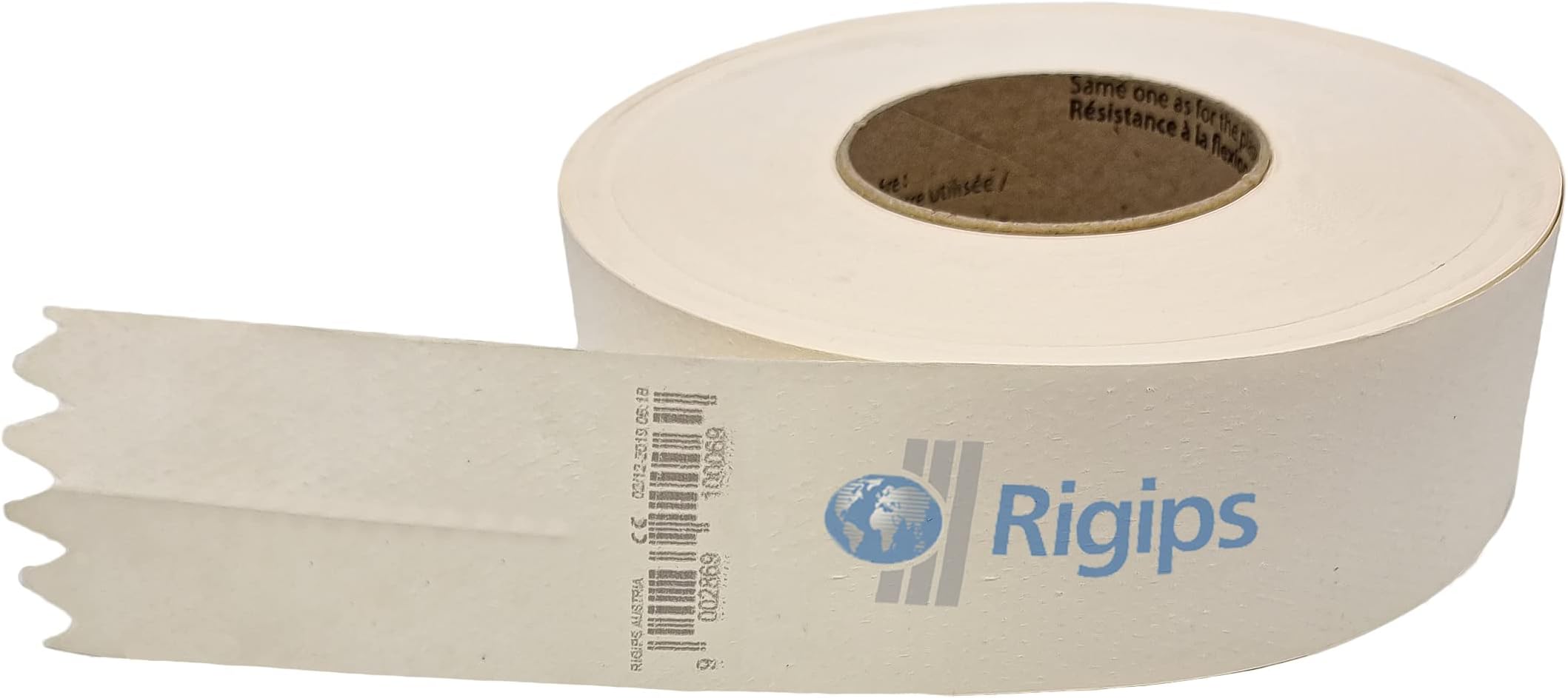 Paper joint cover strips, 52 mm x 75 m roll, paper reinforcement strips, tear-resistant, joint tape for plasterboard in drywall