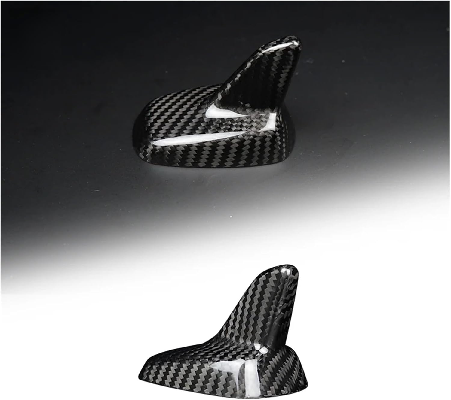 Roof Antenna Cover Hard Dry Carbon Fiber Trim Compatible For Vw Golf Sportsvan 2016-2021 Vehicle Specific Exterior Decorative Base(Red)