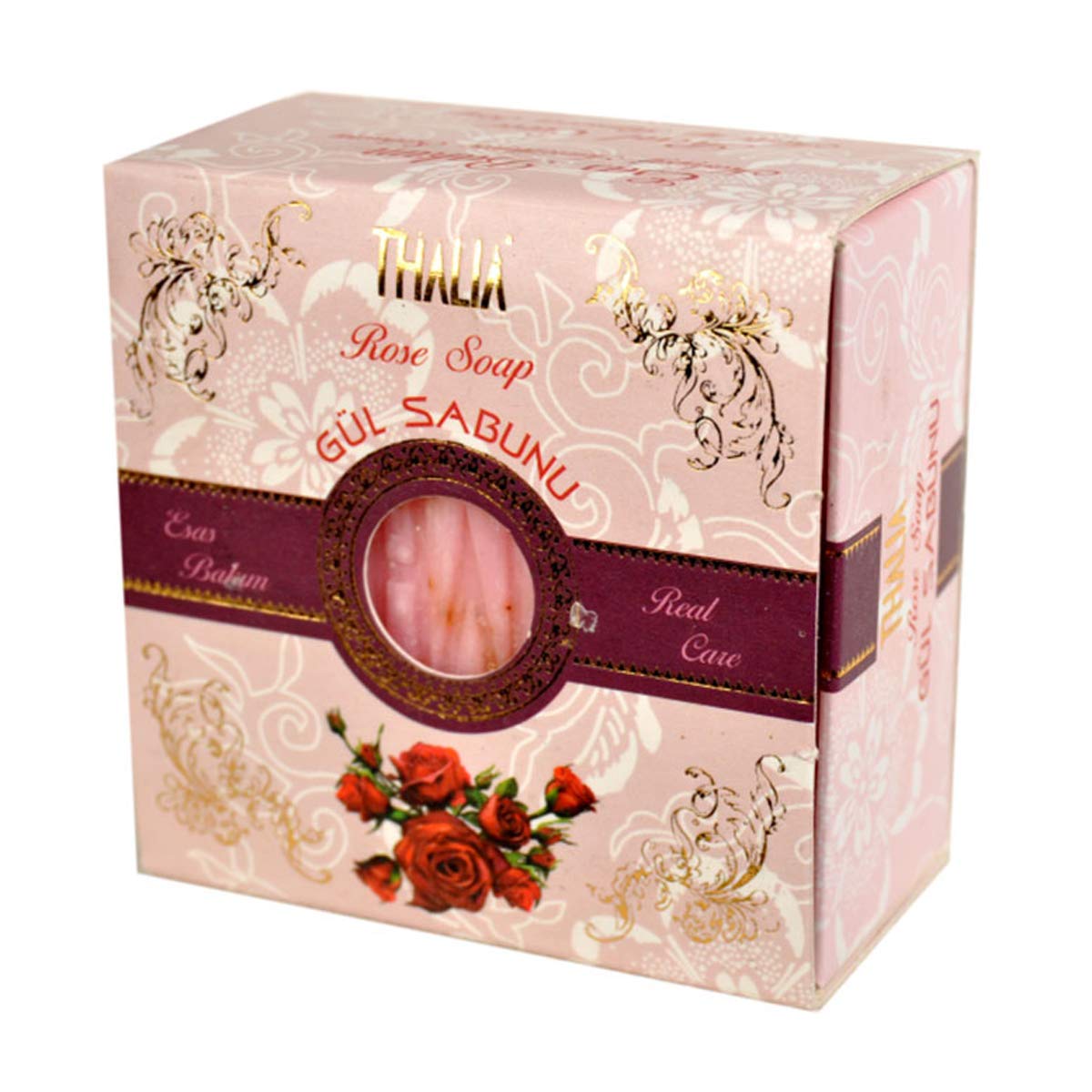 Thalia Natural Beauty Doğal Gül Özlü Sabun, 150 gr