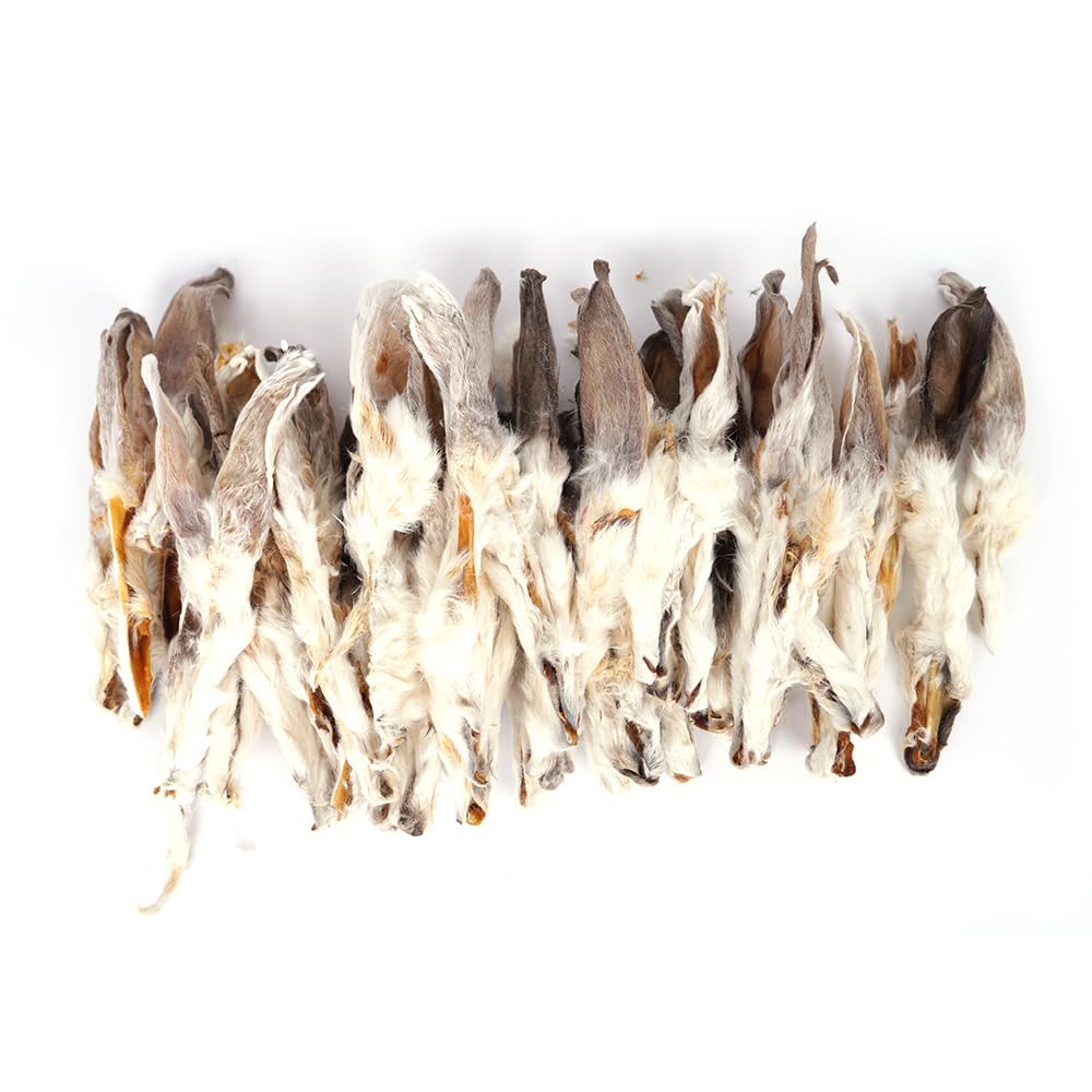 Natürlicher Snack für Hunde, gesund, lange Kauen, proteinreiche Leckereien für Zahnpflege und Unterhaltung, natürliche Auszeichnungen für erwachsene Hunde und Welpen (500 g, Kaninchen)